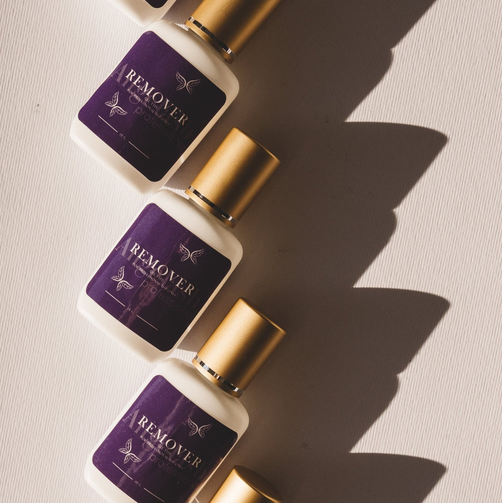 Professional gel eyelash extension remover bottle 15ml