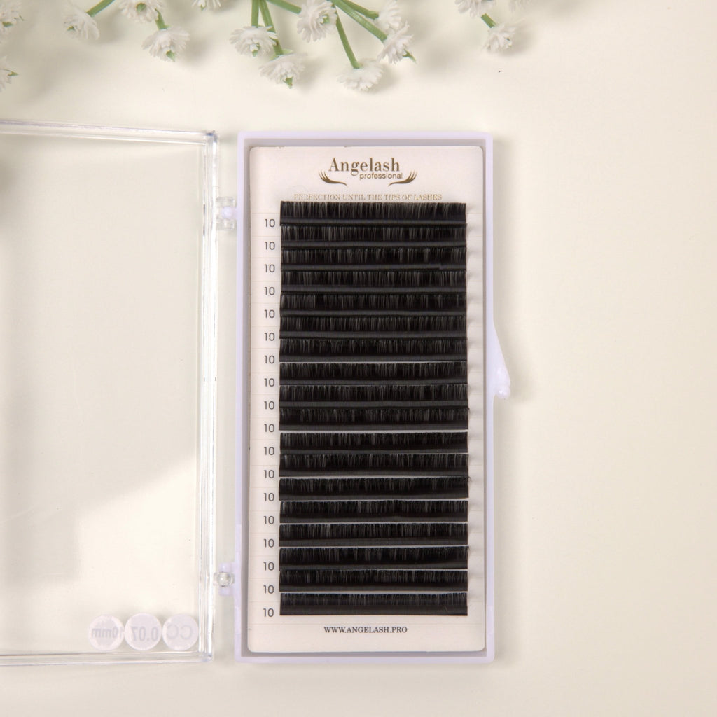 Black Lashes 0,1 White Collection Angelash - Angelash