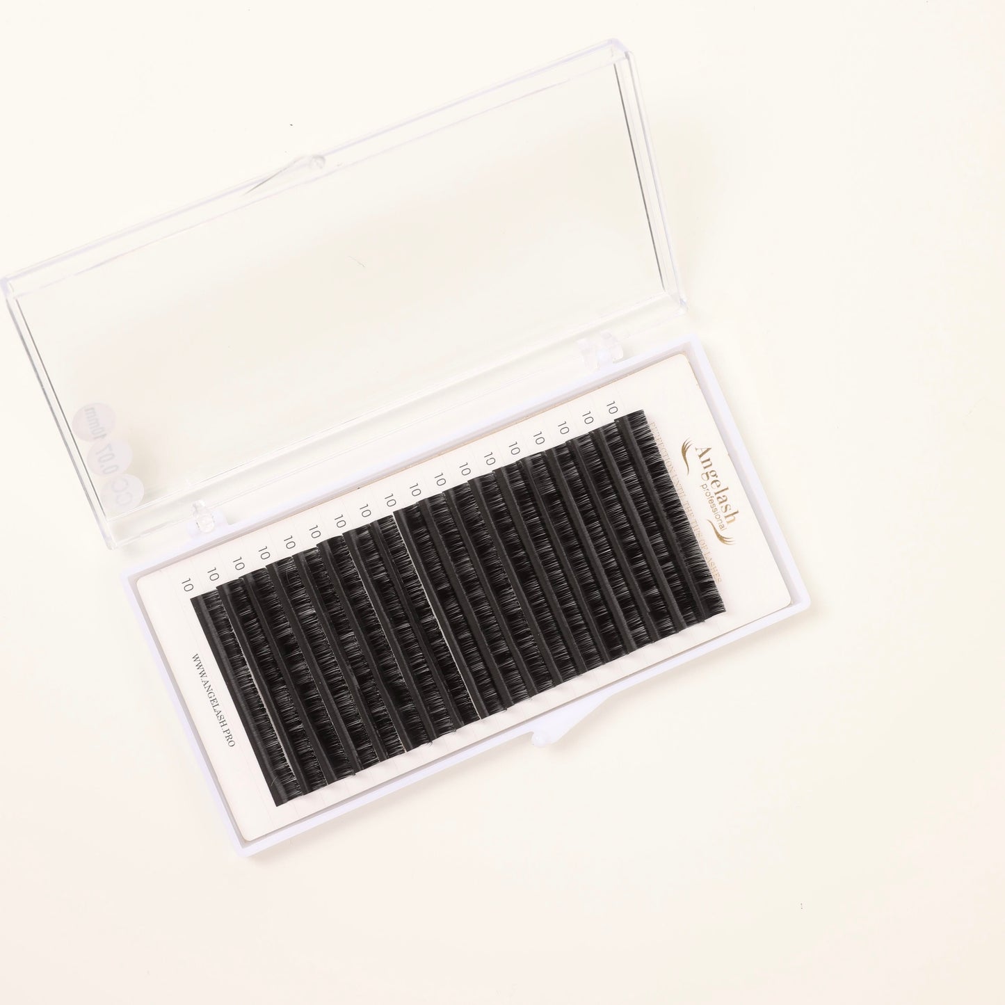 AngeLash White Collection Lashes 0.1 – premium black volume lashes for 2D, 3D  Volume fans