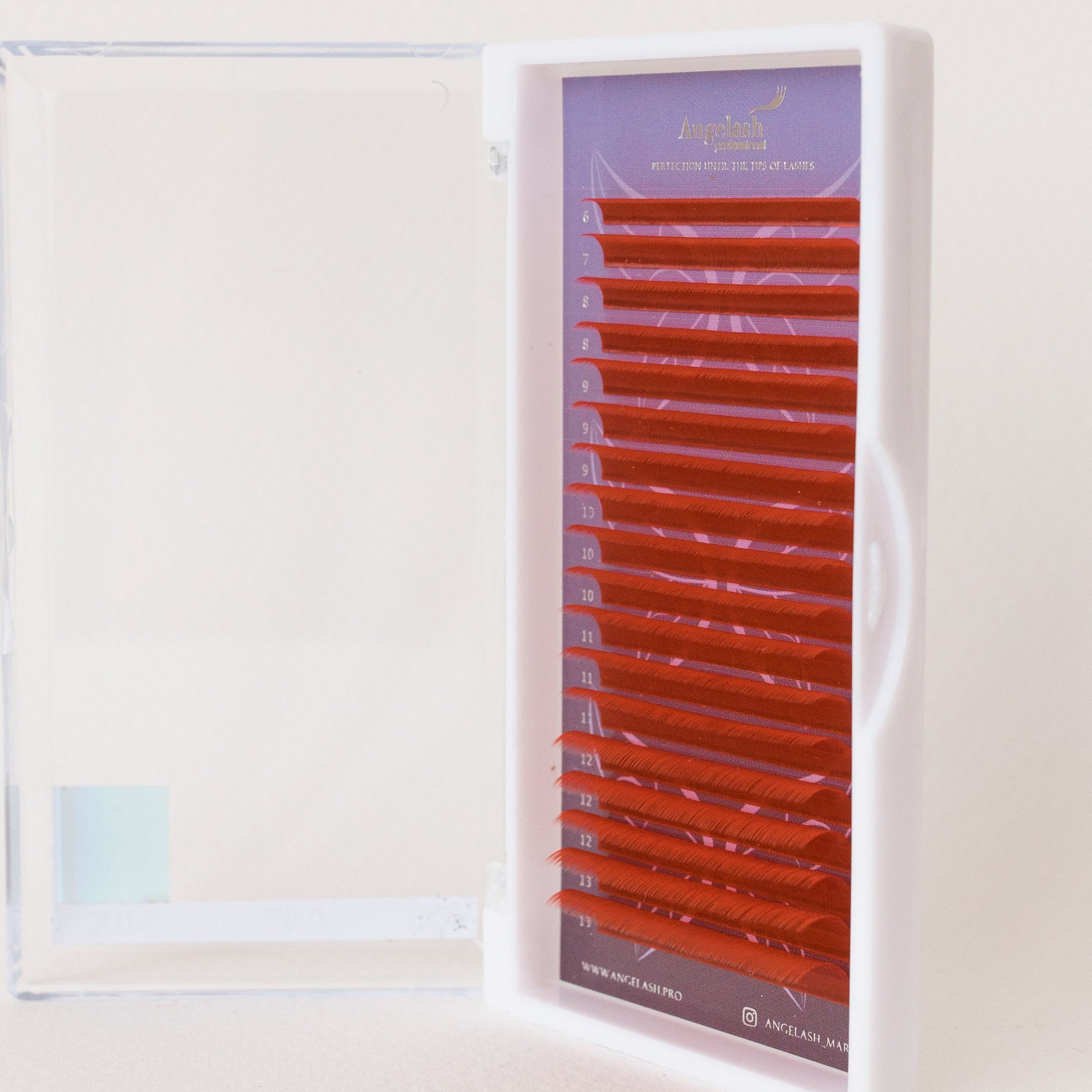Angelash_red_lash_extension_tray_in_open_box