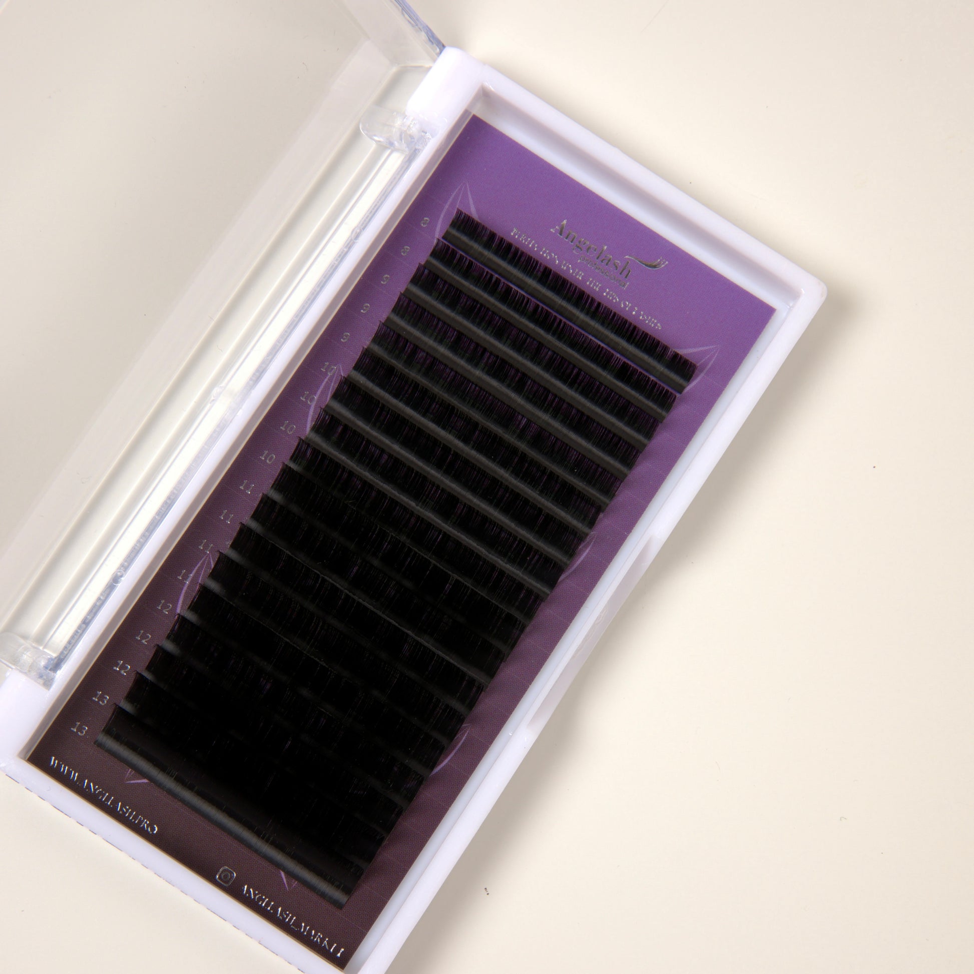 AngeLash Black Volume Lashes 0.12 – premium eyelashes for eyelash extensions
