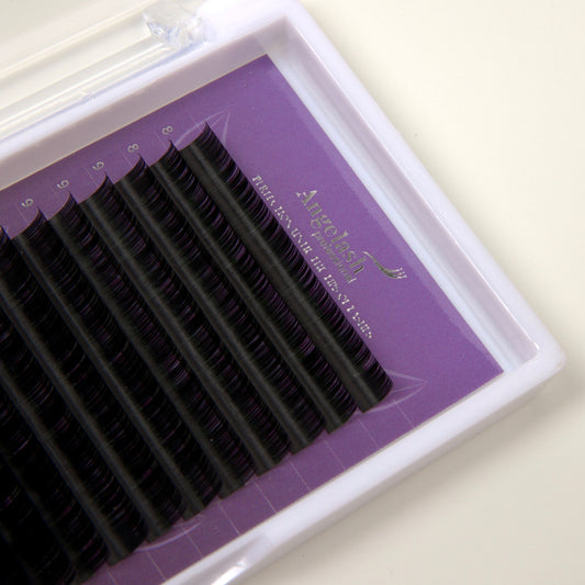AngeLash Black Volume Lashes 0.07 – premium eyelash extensions for Russian Volume 