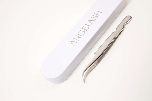 Curved Isolation Eyelash Extensions Tweezers