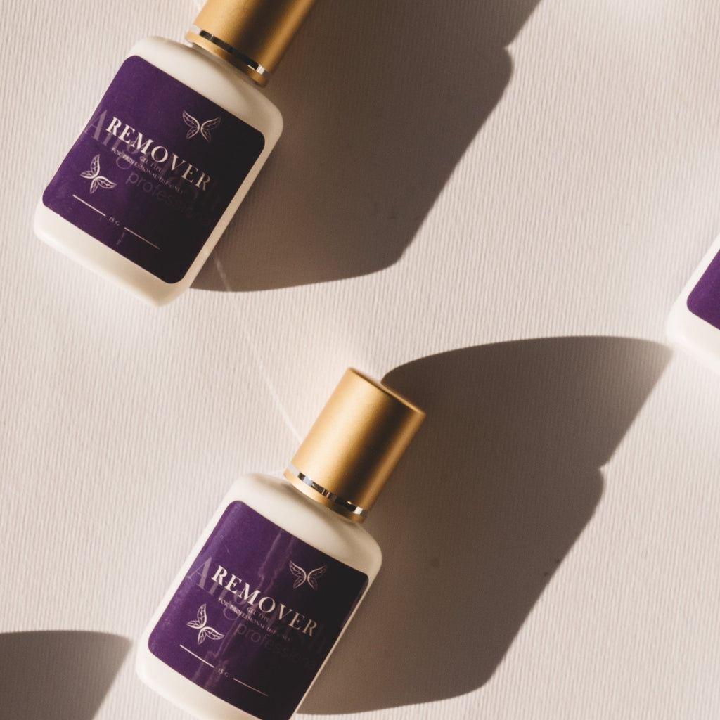 Fast acting lash removal gel for sensitive eyes